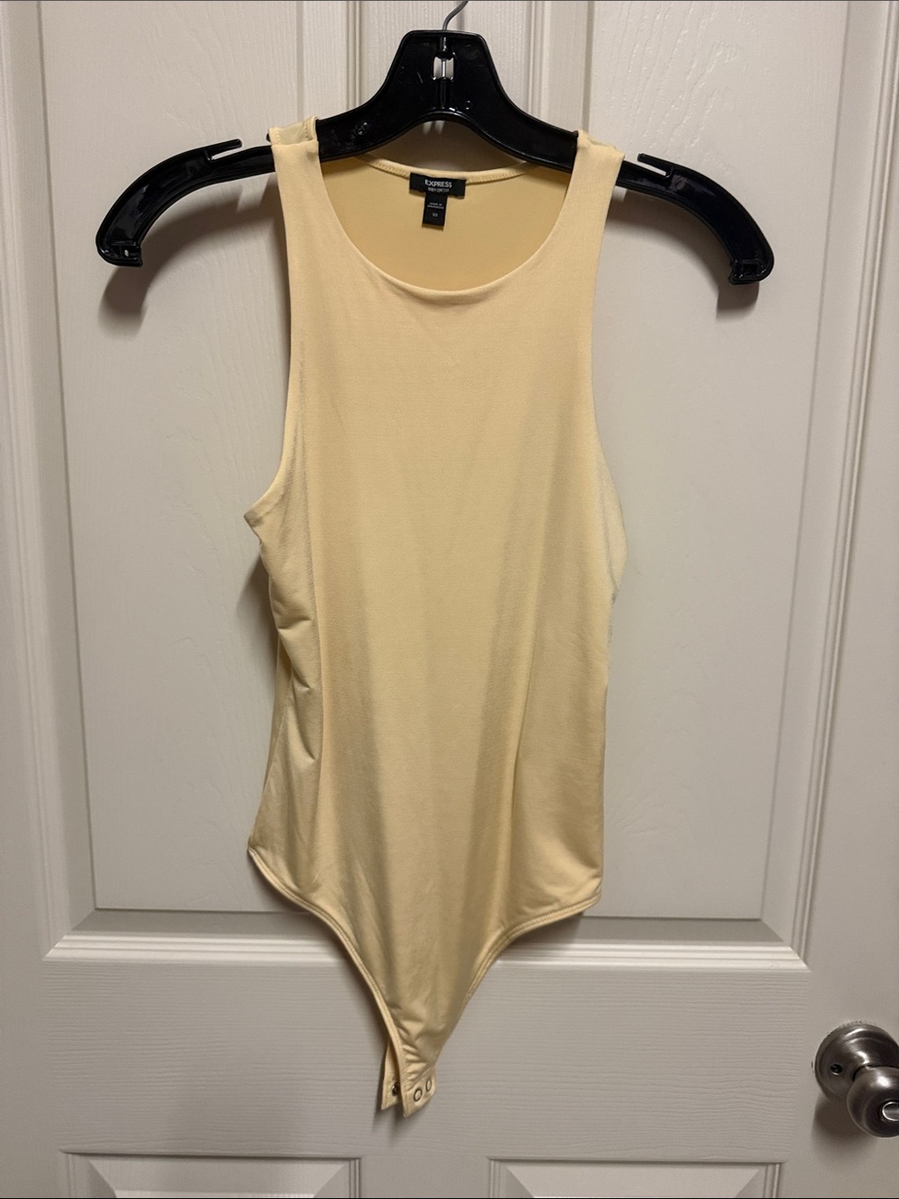 Express Cream Bodysuit Tank